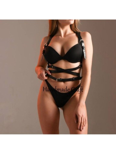 Zdjęcie oferty: Harness  Uprząż Damska Uprzęzy Choker Erotyczna