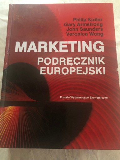 Zdjęcie oferty: Marketing podręcznik europejski PWE Warszawa