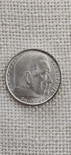 Zdjęcie oferty: 2 REICHSMARK - III RZESZA 1938 SWASTYKA STAN!!