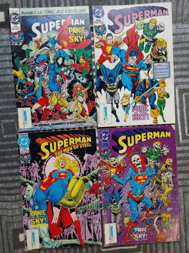 Zdjęcie oferty: Superman 1994 - TM-Semic Panic In The Sky Komplet