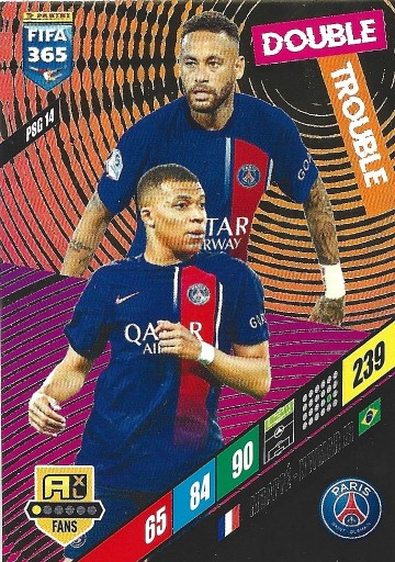 Zdjęcie oferty: FIFA 365 2024 DOBLE TROUBLE NEYMAR MBAPPE PSG14