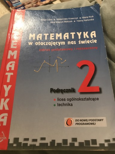 Zdjęcie oferty: Podręcznik do matematyki