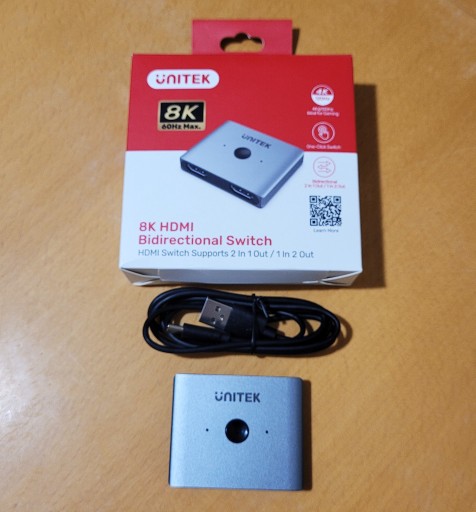 Zdjęcie oferty: Unitek V1163A Dwukierunkowy Przełącznik HDMI 8K Gw