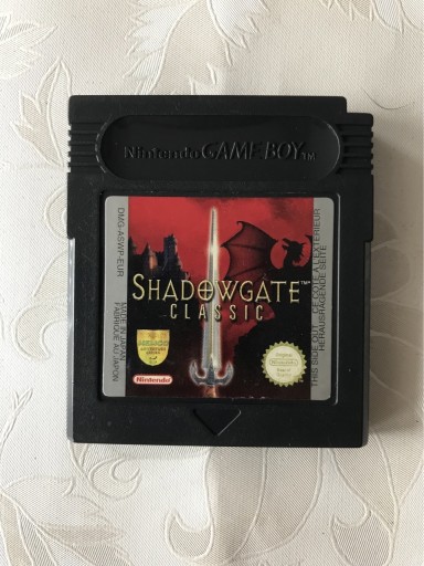 Zdjęcie oferty: Game boy gameboy Shadowgate Classic