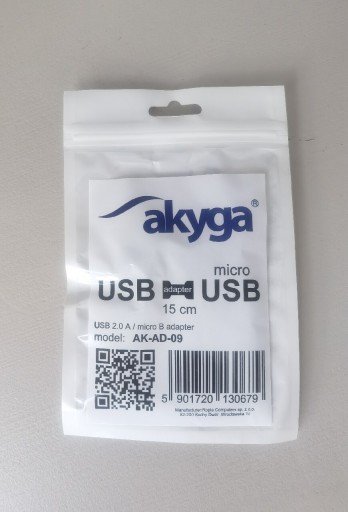Zdjęcie oferty: Przejściówka micro USB - USB 