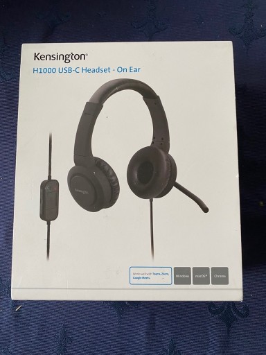 Zdjęcie oferty: Kensington Słuchawki nauszne H1000 USB-C