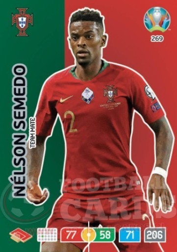 Zdjęcie oferty: NELSON SEMEDO Team Mate 269 EURO 2020 UEFA KART