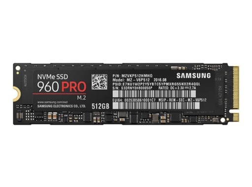 Zdjęcie oferty: Dysk SSD Samsung 960 Pro 512GB + specyfikacja