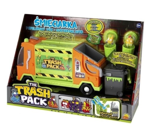 Zdjęcie oferty: Trash Pack Śmieciarka świeci w ciemności + śmieciaki jak Nowa
