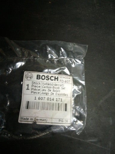 Zdjęcie oferty: Szczotki Bosch 1607014171 oryginalne wym6x16x23
