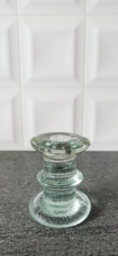 Zdjęcie oferty: Świecznik szklany włoski Włochy wintage
