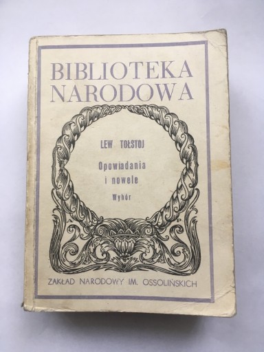 Zdjęcie oferty: Tołstoj Opowiadania i nowele