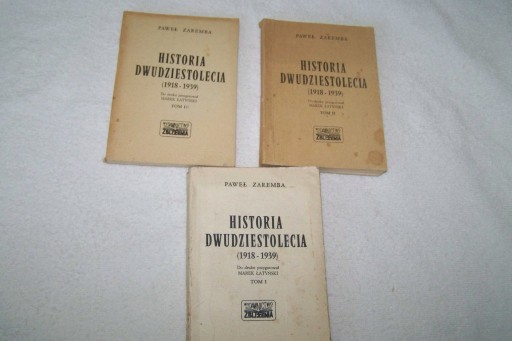 Zdjęcie oferty: Paweł Zaremba Historia dwudziestolecia tomy 1-3