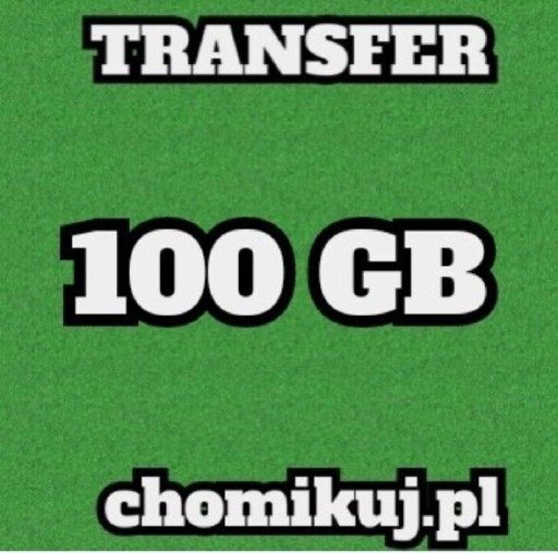 Zdjęcie oferty: Transfer 100 GB  na chomikuj BEZTERMINOWO !!!