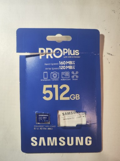 Zdjęcie oferty: Samsung microSD PRO Plus 512gb