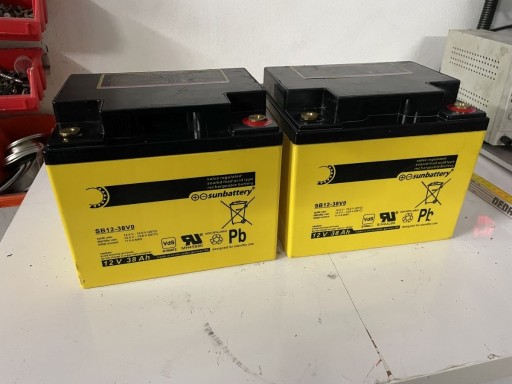 Zdjęcie oferty: Akumulator AGM SUN Battery 12V 38Ah SB12-38V0 VdS