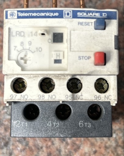Zdjęcie oferty: Przekaźnik termiczny Schneider Telemecanique LRD14 – 7–10A