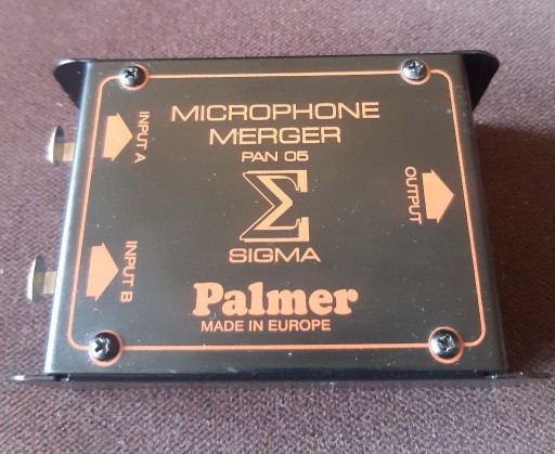 Zdjęcie oferty: Palmer Pro Audio PAN 05 - Microphone Merger