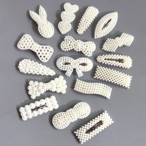 Zdjęcie oferty: Spinki do włosów zestaw 13 sztuk perełki perły