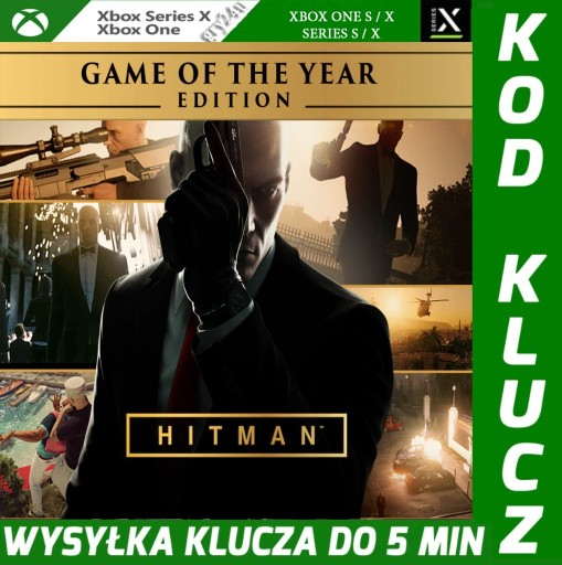 Zdjęcie oferty:  HITMAN Edycja Gry Roku XBOX ONE I SERIES KLUCZ