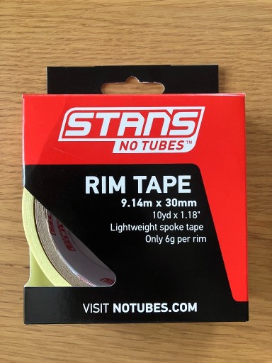 Zdjęcie oferty: Taśma tubless Stan's No Tubes 30mm