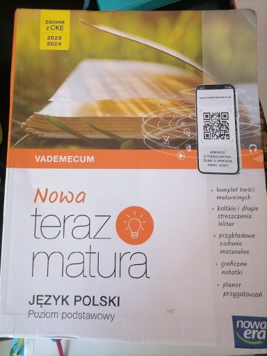 Zdjęcie oferty: Nowa Teraz matura. Język polski. Vademecum. Poziom podstawowy.