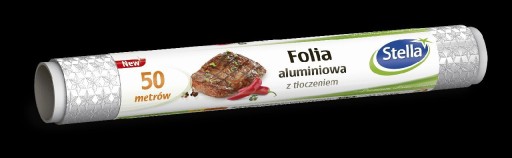 Zdjęcie oferty: Folia aluminiowa z tłoczeniem W GWIAZDKI 50m 