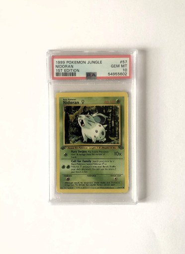 Zdjęcie oferty: PSA 10 Pokemon Nidoran 1999 Jungle 1st edition