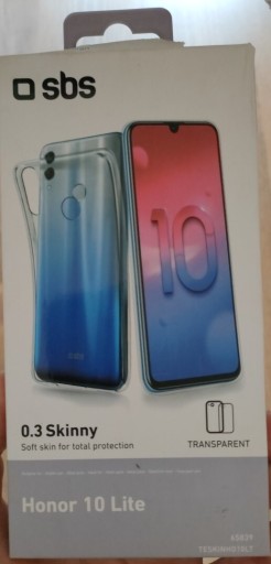 Zdjęcie oferty: Etui silikonowe Honor 10 Lite transparentne 