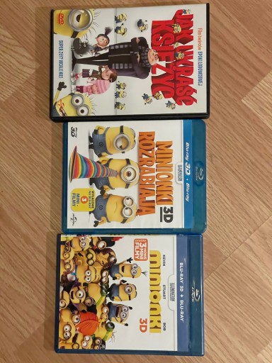 Zdjęcie oferty: Minionki rozrabiają 2x bluray jak ukraść księżyc