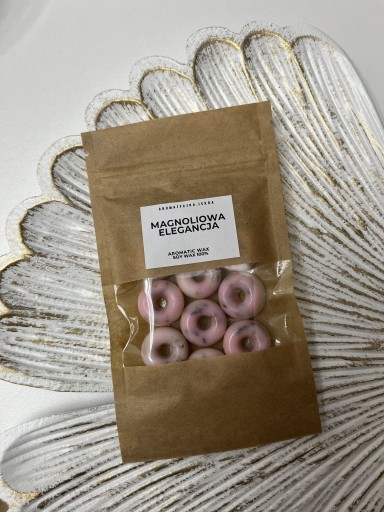 Zdjęcie oferty: Wosk zapachowy do kominka sojowy magnolia kwiatowy na prezent upominek 