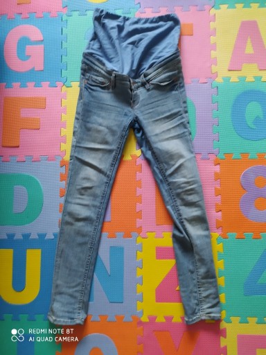 Zdjęcie oferty: Ciążowe spodnie jeans rurki H&M 34 xs