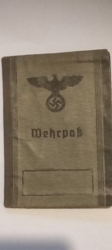 Zdjęcie oferty: Książeczka Wojskowa Żołnierza Wehrmachtu, 1940 r.