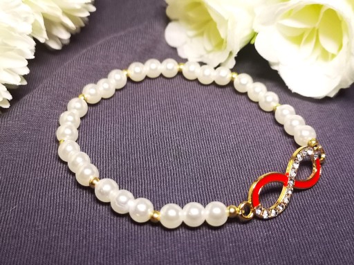 Zdjęcie oferty: Bransoletka damska ze znakiem nieskończoności