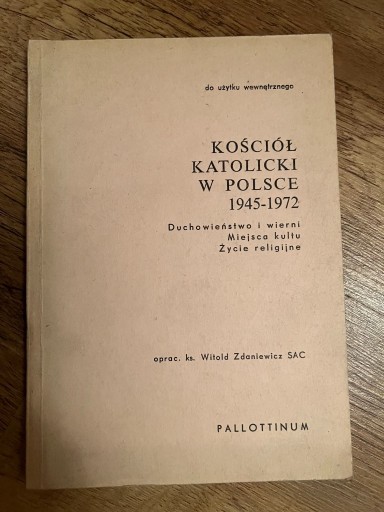 Zdjęcie oferty: Kościół Katolicki w Polsce 1945-1972