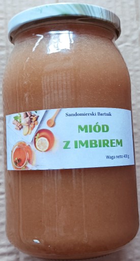 Zdjęcie oferty: Miód z dodatkiem imbiru