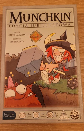 Zdjęcie oferty: MUNCHKIN Edycja jubileuszowa 10+ stan idealny