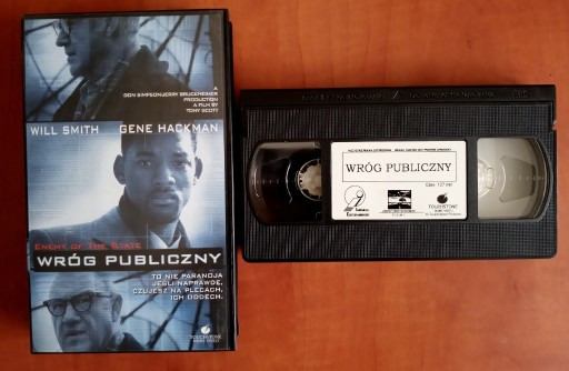 Zdjęcie oferty: Wróg publiczny - kaseta VHS