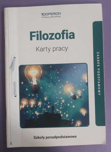 Zdjęcie oferty: Filozofia karty pracy NOWA operon