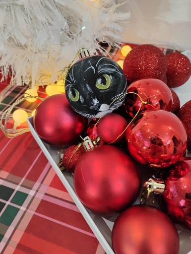 Zdjęcie oferty: Bombka z TWOIM kotem!  Na zamówienie ze zdjęcia  
