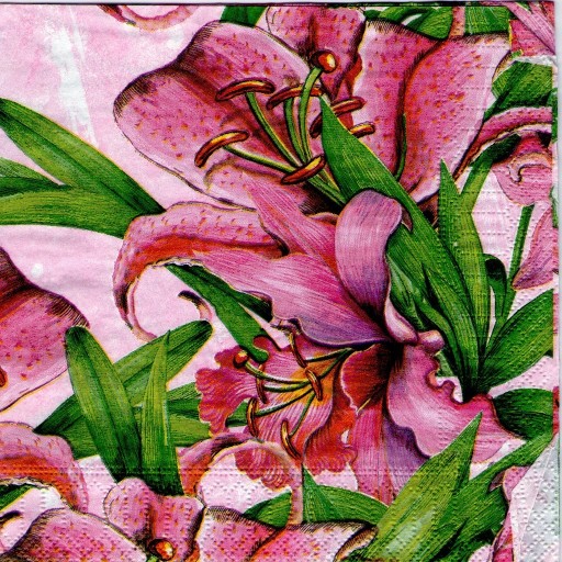 Zdjęcie oferty: serwetka decoupage lilie