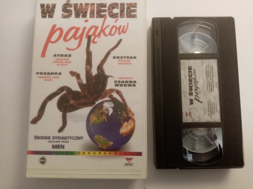 Zdjęcie oferty: W świecie pająków - kaseta VHS