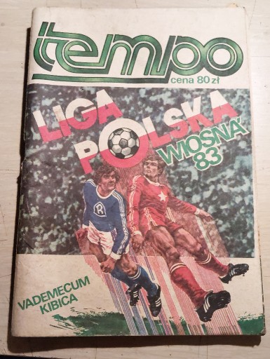 Zdjęcie oferty: Tempo Liga Polska Wiosna 83 Vademecum Kibica 