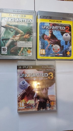 Zdjęcie oferty: UNCHARTED  3 części na PS 3