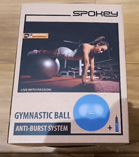 Zdjęcie oferty: Spokey piłka gimnastyczna fitness 75cm anti-burst