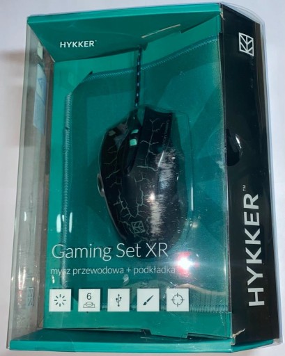 Zdjęcie oferty: Mysz gamingowa HYKKER dla graczy RGB + PODKŁADKA