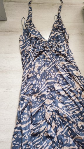 Zdjęcie oferty: Sukienka letnia H&m 36 wiązana na szyi bawełniana
