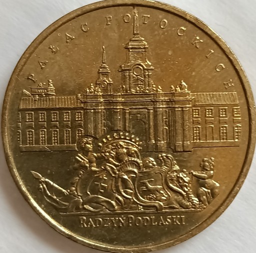 Zdjęcie oferty: 2 zł - Pałac Potockich w Radzyniu Podlaskim- 1999
