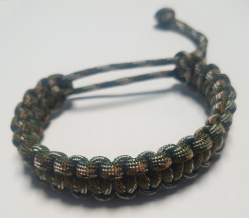 Zdjęcie oferty: Bransoletka Survival „COBRA” paracord 550/5 - moro