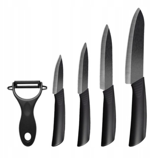 Zdjęcie oferty: Zestaw pięciu noży ceramicznych